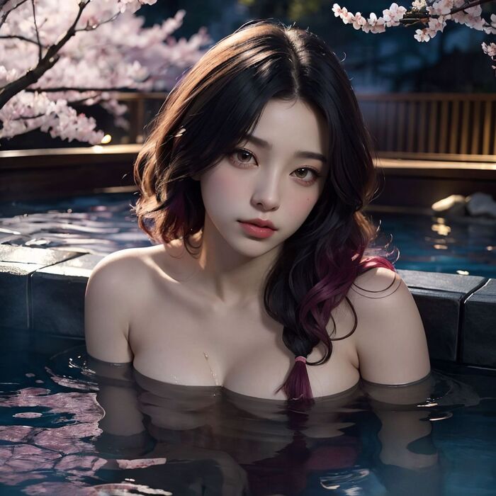 Spring Onsen_extra AI Generated 116th image