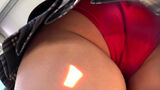 [upskirt1697 upside-down shooting JK] A very mini JK that can be taken with high image quality of a prickets condition that is too erotic on white thighs [re-edit]