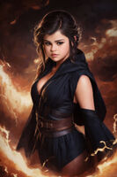 Selena Is Devoted To The Dark Side AI Generated