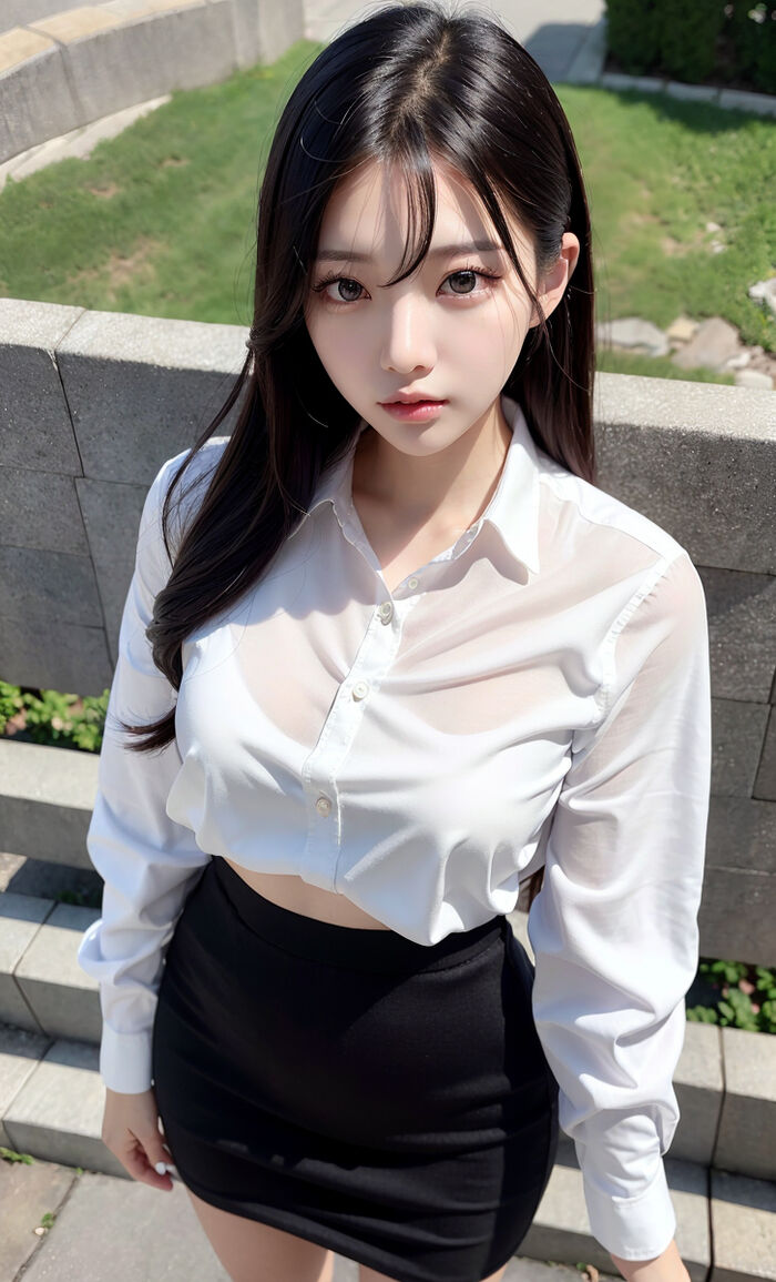 AI生成~AI FOR YOU ▶AFY-Shirt Black Skirt AI Generated 10th image