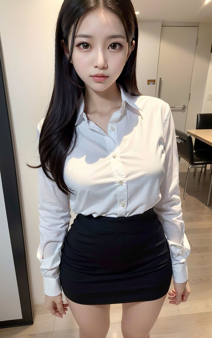 AI生成~AI FOR YOU ▶AFY-Shirt Black Skirt AI Generated 9th image