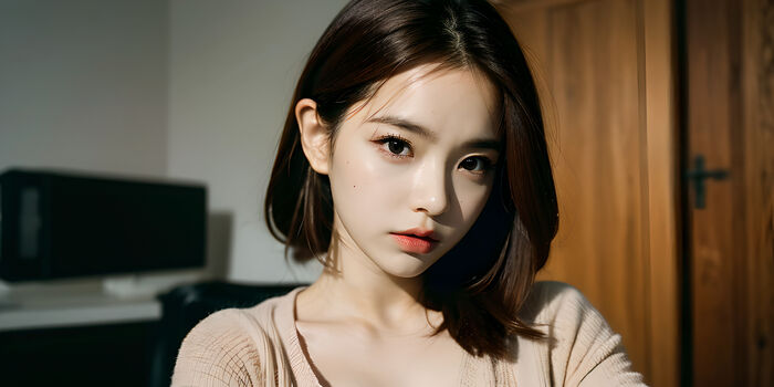 AI生成~xRica-Movie-style girl AI Generated 6th image