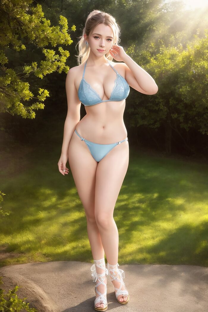 AIModel Vol.116 Ponytail AI Generated 7th image