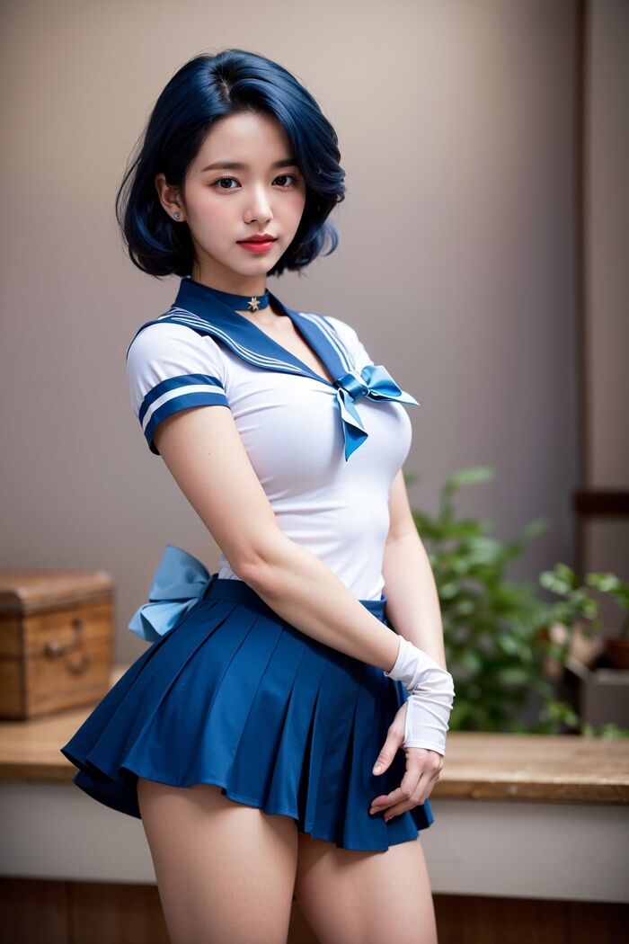AI生成~AiMakeGirl-水野亜美（美少女戰士） AI Generated 13th image