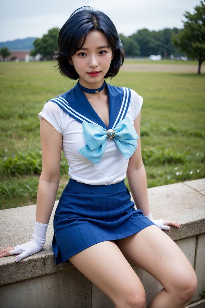 AI生成~AiMakeGirl-水野亜美（美少女戰士） AI Generated 14th image