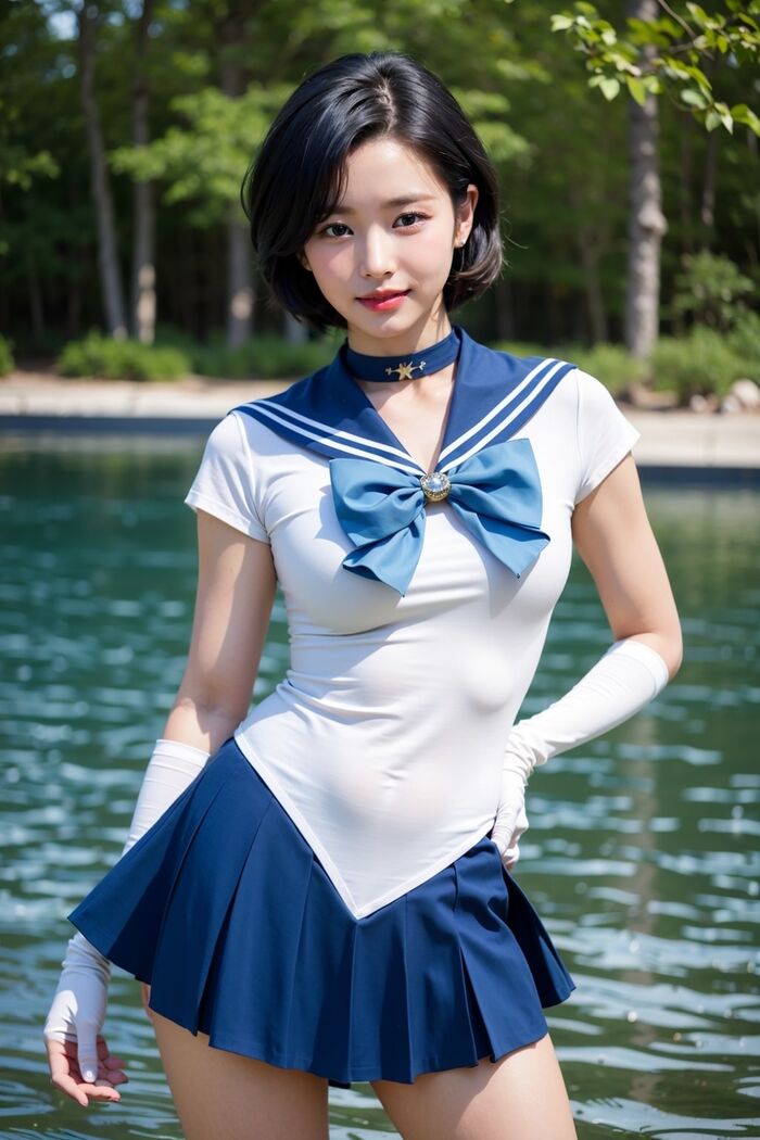 AI生成~AiMakeGirl-水野亜美（美少女戰士） AI Generated 15th image