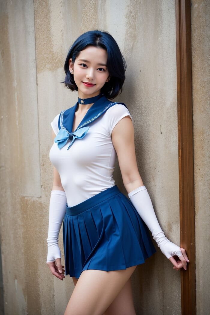 AI生成~AiMakeGirl-水野亜美（美少女戰士） AI Generated 18th image