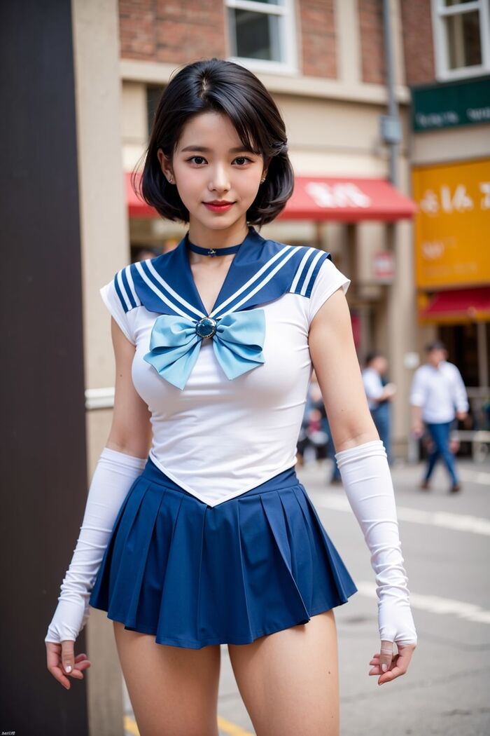 AI生成~AiMakeGirl-水野亜美（美少女戰士） AI Generated 19th image