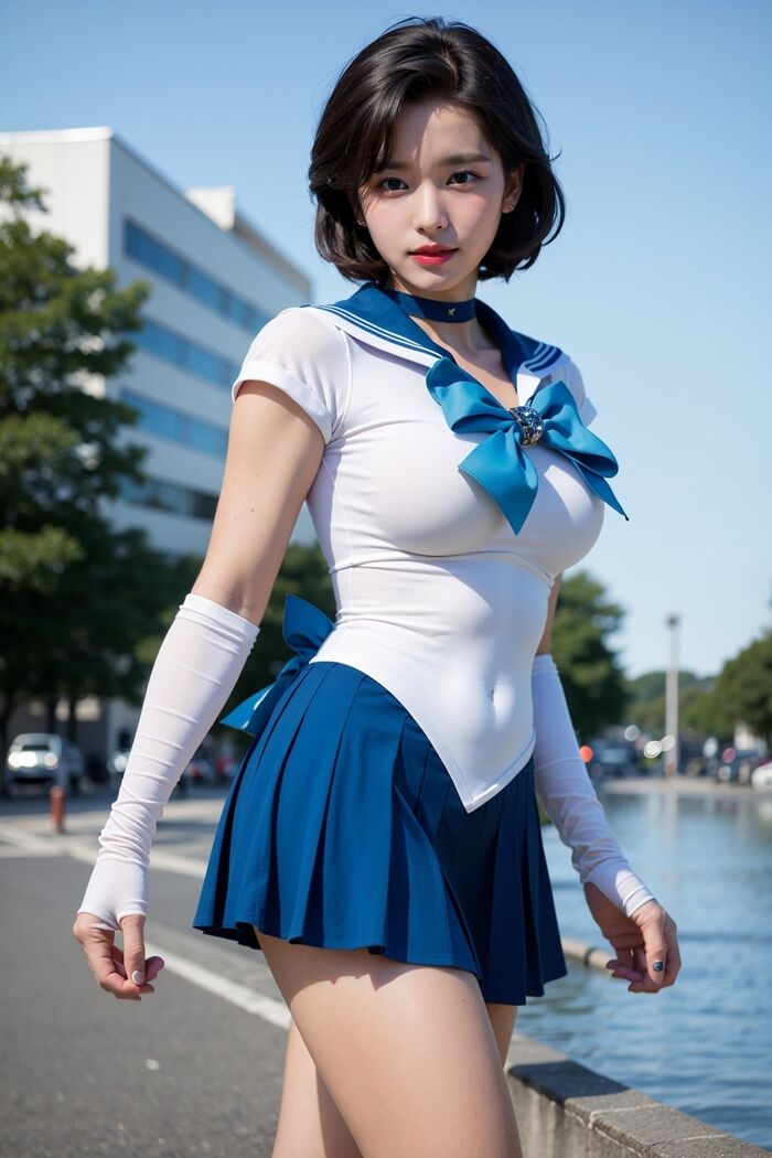 AI生成~AiMakeGirl-水野亜美（美少女戰士） AI Generated 2th image