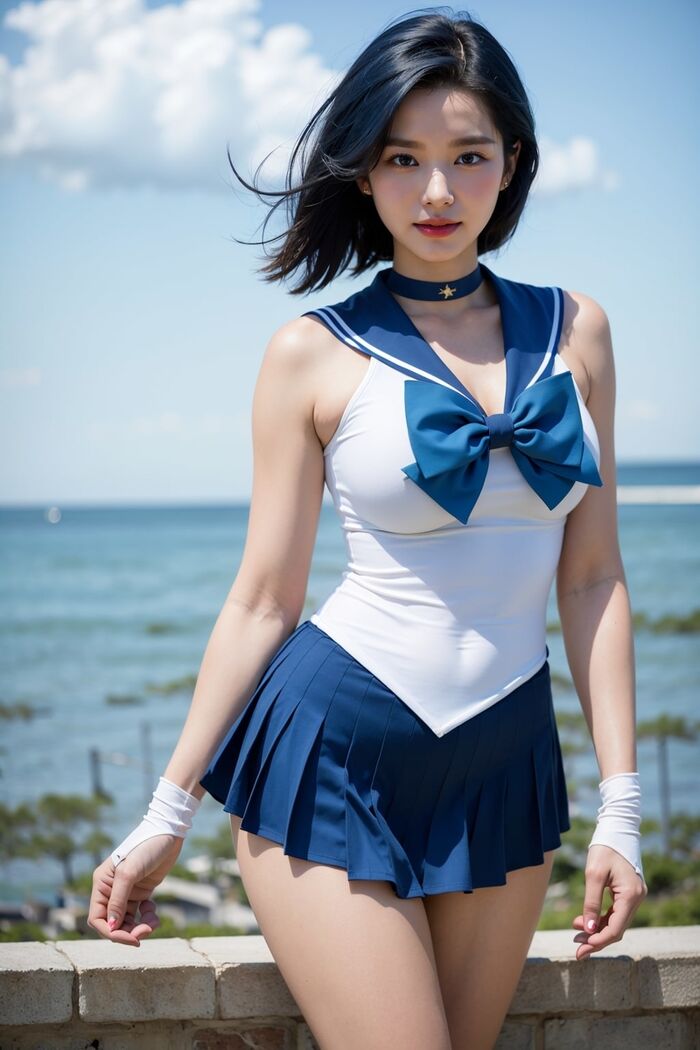AI生成~AiMakeGirl-水野亜美（美少女戰士） AI Generated 3th image