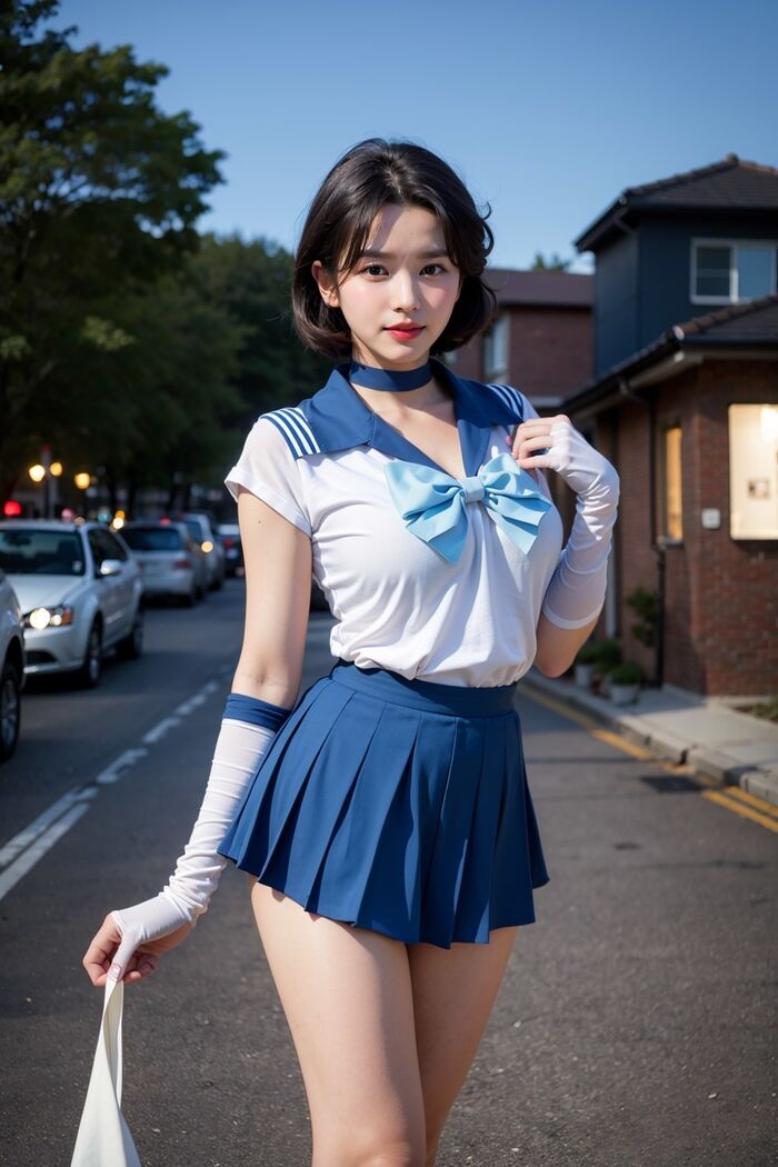 AI生成~AiMakeGirl-水野亜美（美少女戰士） AI Generated 5th image