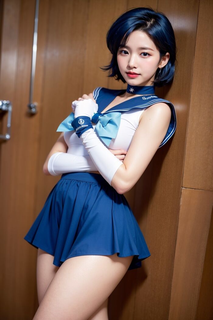 AI生成~AiMakeGirl-水野亜美（美少女戰士） AI Generated 9th image