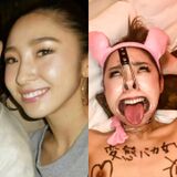 [*Super excited*] It's exciting to line up women before and after SEX part 107