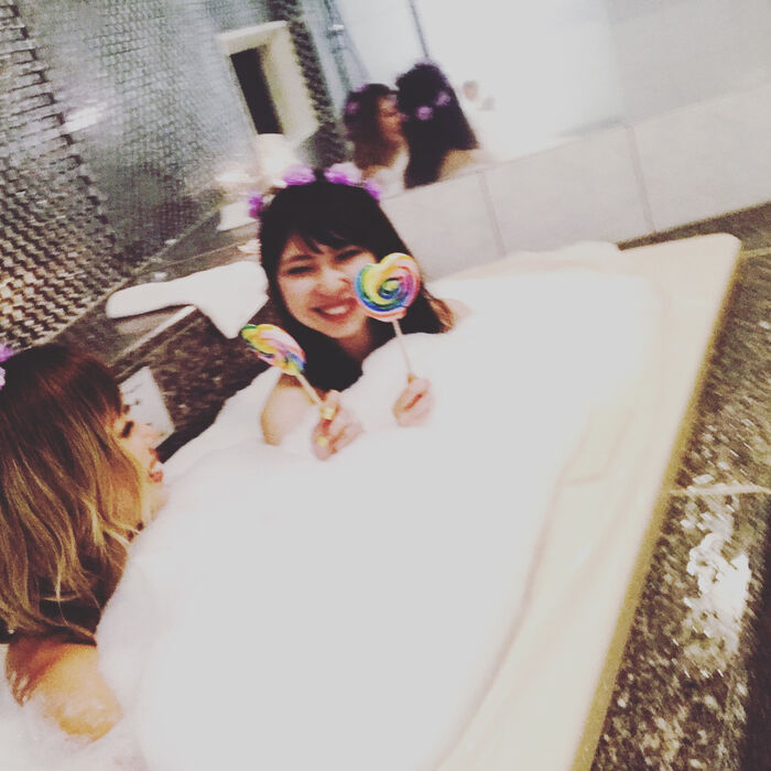 From the bath 'Atashiko' beam to launch a little girl wwwww 5th image