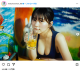 [Image] Former popular idol gets drunk and puts out her boobs wwwwww Fans are very excited about Miku Tanaka's ecchiechi calendar!!