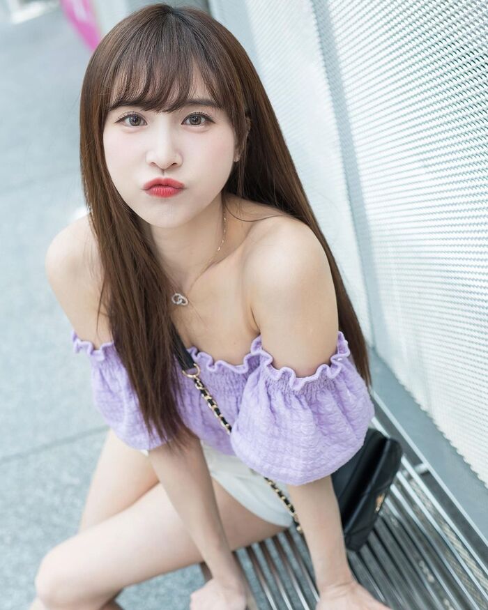 The ecstatic picture of Lotte's girl 'Meng Jie MJ' is unbearable! Round body exposed (10P) 6th image