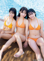 [Swimsuit image] Beautiful girl JK Trio, who will decorate the cover of Yanmaga wwwwwww Miss Magazine 2023 Runa Ichinose, Ayano Kato, and Shieru Yoshii are full of youth gravure!!