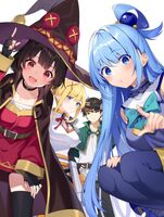 【Image】Konosuba's Aqua and Megumin, measuring the size of your TNTN www