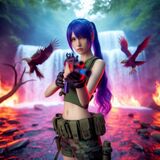 KOF - 蕾歐娜 AI Generated