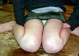 When I sit upright in a miniskirt, I can see a delta panchira image