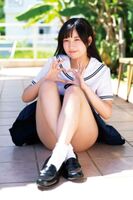 24 Saeero images of Yazawa I collected the whip whip of active JK F cup big breasts swimsuit gravure